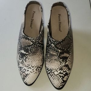 Pierre Dumas Snake Skin Heels